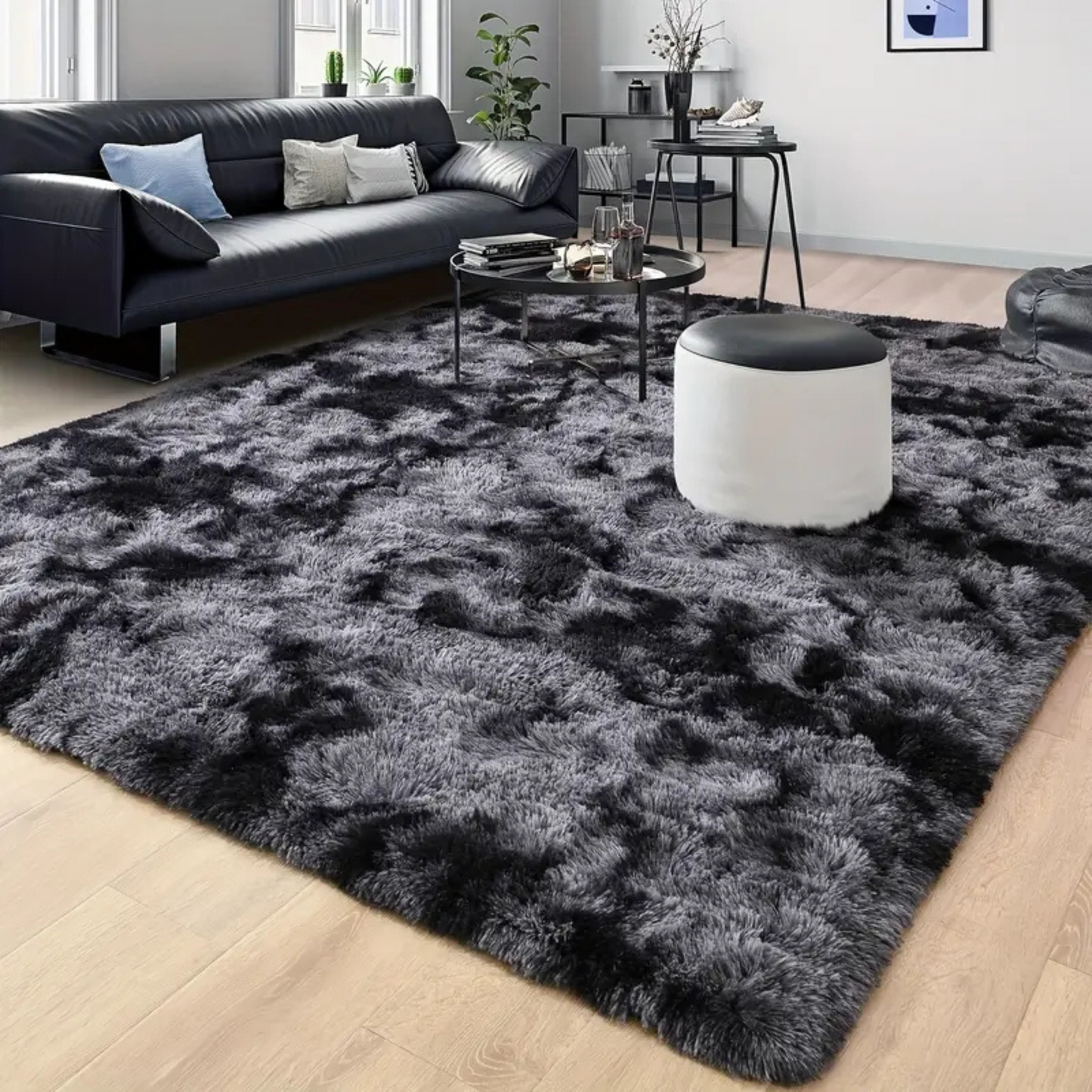 Covor Pufos Premium, Albastru 200x280cm